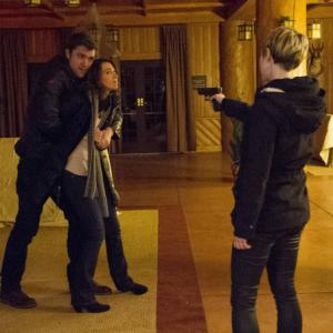 Still of Shane McRae, Natalie Zea and Valorie Curry in The Following (2013)