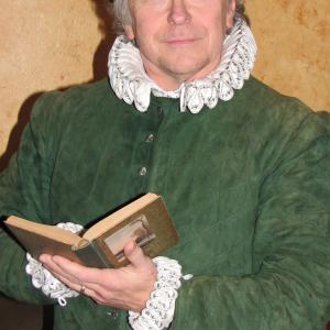 GregRobin Smith (G.Robin Smith) aka Robyn Plaeyr, in Elizabethan's performing 'Shakespeare's Works'