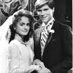Jackson Hughes as Young Baxter in CBS soap CAPITOL With Maureen McGrath as Young Clarissa