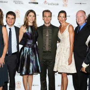Cast of BACKWARDS at the NY Premiere. Crosby Hotel
