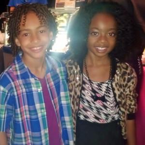 Jaden Betts and Skai Jackson at the 2013 Sweet Suite charity event for Juvenile Arthritis