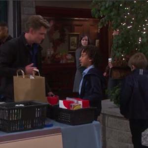 Jaden Betts (Owen) with Daniel Cosgrove (Aiden) and Connor Kalopsis (Chase) on Days of Our Lives