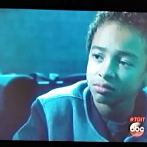 Jaden Betts as Javi in a scene from Scandals The Last Supper