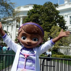 The Doc is in the House! Doc McStuffins visits The White House on Veterans Day 2014