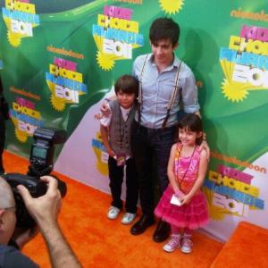 KIDS CHOICE media with their uncle actor Kevin McHale