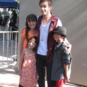 Teen Choice 2011 Reagan Jack  Rose Horan with their uncle Kevin McHale