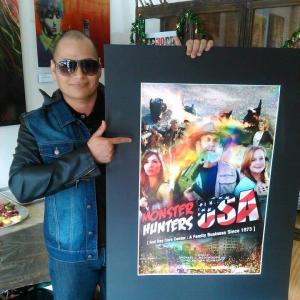 Had a great time at the screening of Monster Hunters USA and saw some wonderful people I worked with. Glad I am in the poster and appreciate the opportunity I was given to perform.