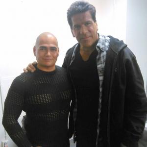Working with one of my childhood heroes The Incredible Hulk Lou Ferrigno
