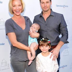 Ashley Scott Steve Hart  daughters Ilya Vue Hart and Ada Hart attend the Petit Maison Chic and Operation Smile Kids Charity Fashion Show on November 21 2015 in Beverly Hills California