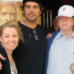 Publicist Zoe Golightly with Executive Producers and Writers Jsu Garcia and Dr JohnRoger at the Spiritual Warriors Madrid Premiere 2008