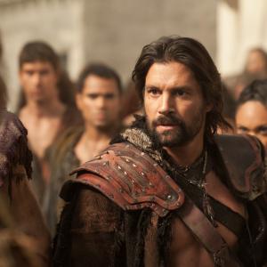 Still of Manu Bennett and Cynthia AddaiRobinson in Spartacus Blood and Sand 2010
