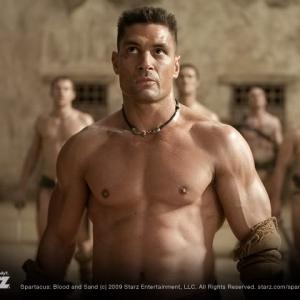 Manu Bennett in Spartacus Blood and Sand 2010