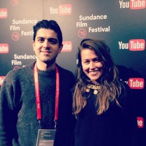 Sundance Film Festival 2015 Actress Chloé Boreham with Actor Beejan Land