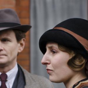 Still of Charles Edwards and Laura Carmichael in Downton Abbey 2010