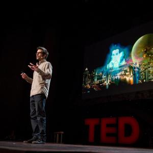 Filmmaker Martin Villeneuve at TED2013 in Long Beach, California