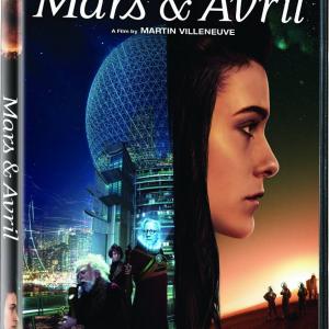 DVD cover for Martin Villeneuves indie scifi Mars et Avril on disc at Amazon