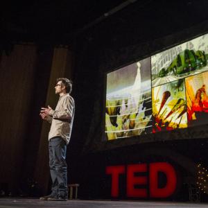 Filmmaker Martin Villeneuve at TED2013 in Long Beach California