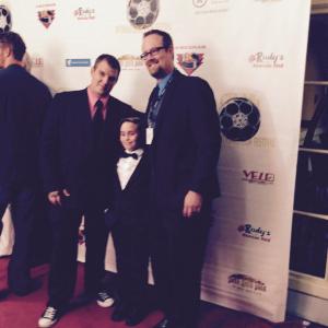 2015 Action on Film red carpet for The Astronaut with producer Matt Sconce and actor Aidan Aaron