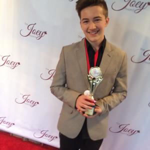 Seth Isaac Johnson 2015 Joey Award Winner Best Actor in a Feature (u16)