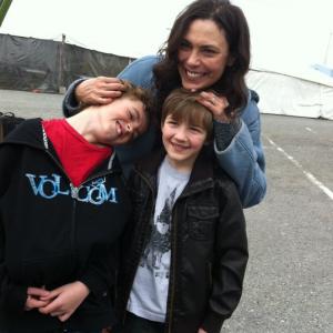 With Mom- Michelle Forbes AMC The Killing
