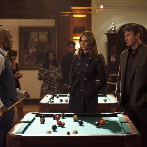 Still of Nathan Fillion Tom Wright and Stana Katic in Kastlas 2009