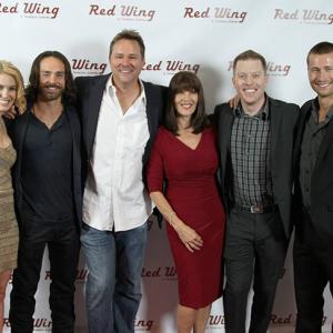 Will Wallace Mark Rickard Glen Powell Andrew Fognani Breann Johnson and Patricia L Carpenter in Red Wing 2013