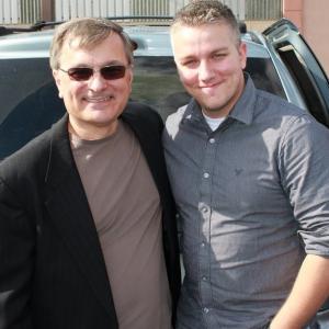 Tom Dallis with friend and director of My Son Jarod OFlaherty