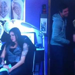 Vanessa Giselle playing a Tattooed girl on MTVs Awkward