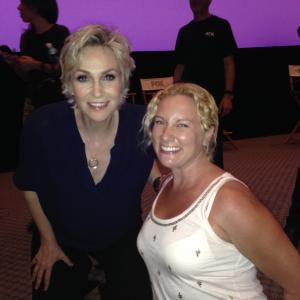 With Jane Lynch at a Fox event