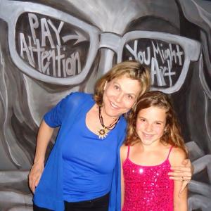 Philadelphia Bicycle Vignettes Compulsion Party Fundraiser  Child actress Leila Jean Davis with actress Julie Chapin