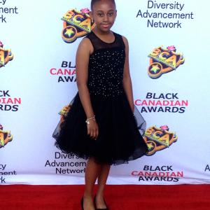Allison at the 2015 Black Canadian Awards in Toronto Canada