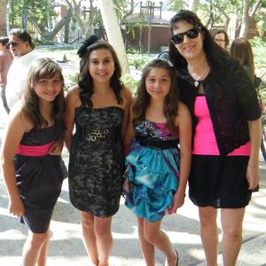 Brittni Luv SAGAFTRA USC Movie Premiere Event with Casting Director Cheryl Faye and twin sisters Chelsea  Brooke