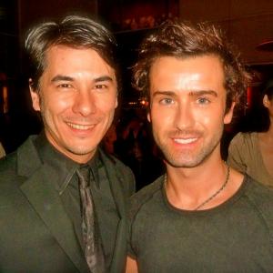 David Scharschmidt and James Duval Donnie Darko Independence Day at the movie wrap party for The Critic at Station in Hollywood