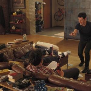 Still of Max Greenfield and Jake Johnson in New Girl 2011
