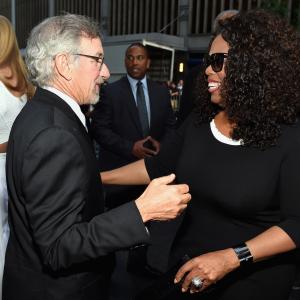 Steven Spielberg and Oprah Winfrey at event of Simto zingsniu kelione 2014