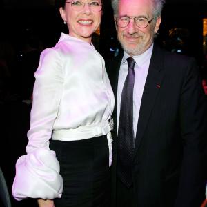 Steven Spielberg and Annette Bening
