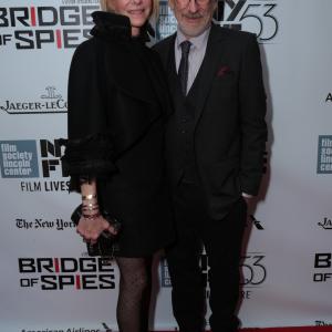 Steven Spielberg and Kate Capshaw at event of Snipu tiltas 2015