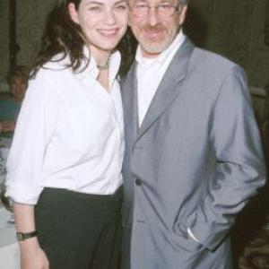 Steven Spielberg and Julianna Margulies