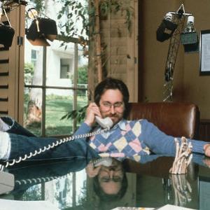 Steven Spielberg in his office on the MGM lot.