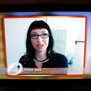 Violet Blue on The Oprah Winfrey Show by Scott Beale / Laughing Squid (laughingsquid.com)