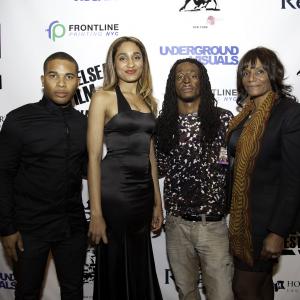 Red Carpet at the Chelsea Film Festival 2013 with Founders Ingrid JeanBaptise  Sonia JeanBaptise and Costar Koran Streets