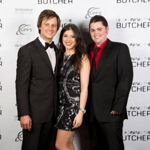 Stephanie Mauro, Dale Trott & Damien Lipp at Beckoning the Butcher premiere