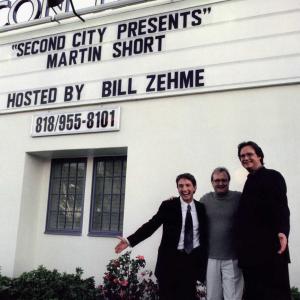 Martin Short John Davies Bill Zehme at Second City Presents taping