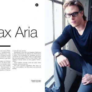 Max Aria interview for Due Magazine, Brazil
