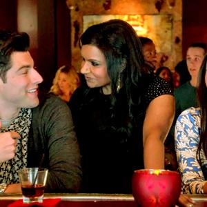 Still of Max Greenfield, Mindy Kaling and Tiffany Panhilason in The Mindy Project.