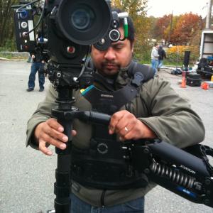 Director of Photography Gabriel Medina on set of the Feature Film 