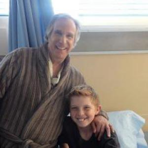Ethan and the nicest man in the industry! Childrens Hospital