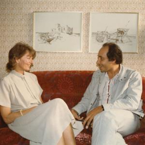 Welcoming Vanessa on her 2nd visit to Kuwait in 1982