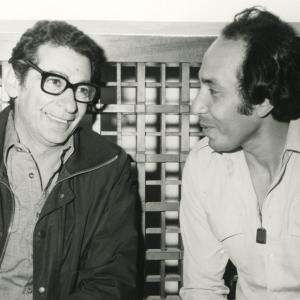 With Youssef Chahine the renowned Egyptian filmmaker in 1978