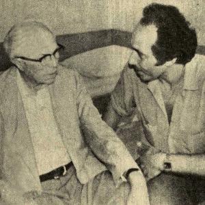 Interviewing US Classic filmmaker King Vidor in Moscow 1979